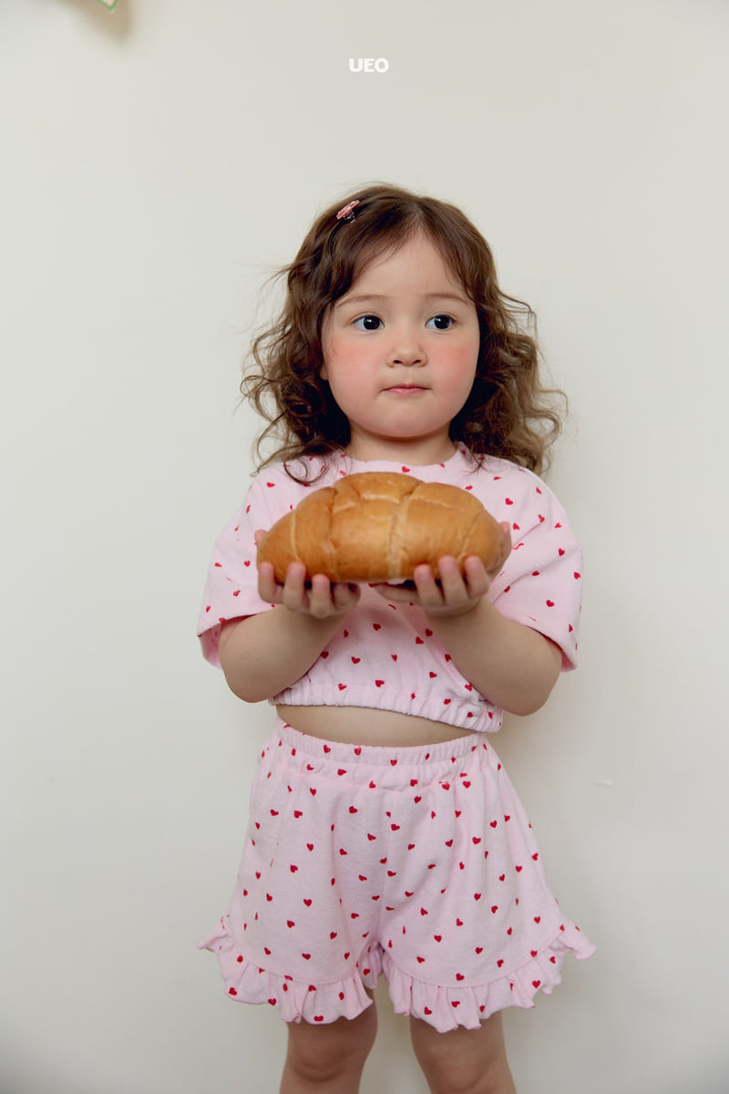 U Eo - Korean Children Fashion - #Kfashion4kids - Heart Set - 3