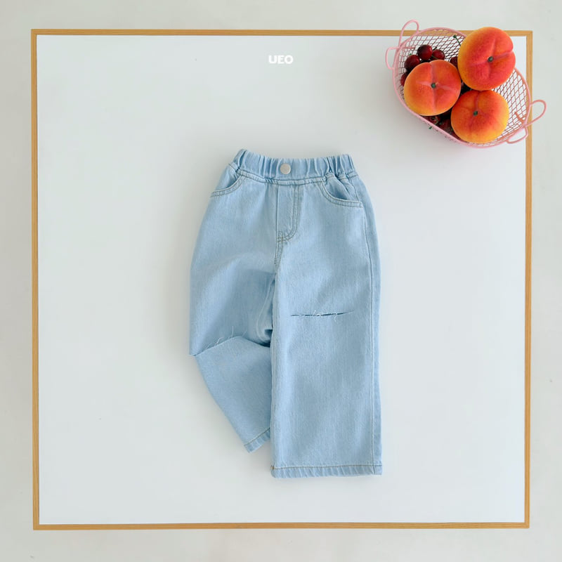 U Eo - Korean Children Fashion - #Kfashion4kids - Ice Vintage Denim Pants