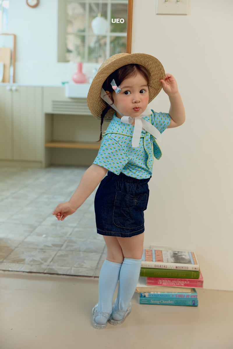U Eo - Korean Children Fashion - #childofig - Jenny Ribbon Denim Pants