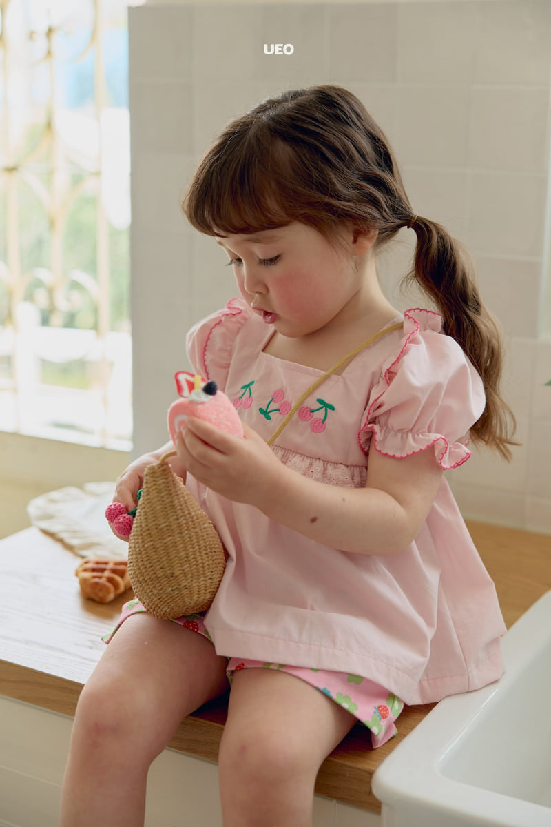 U Eo - Korean Children Fashion - #designkidswear - Strawberry Pants - 10