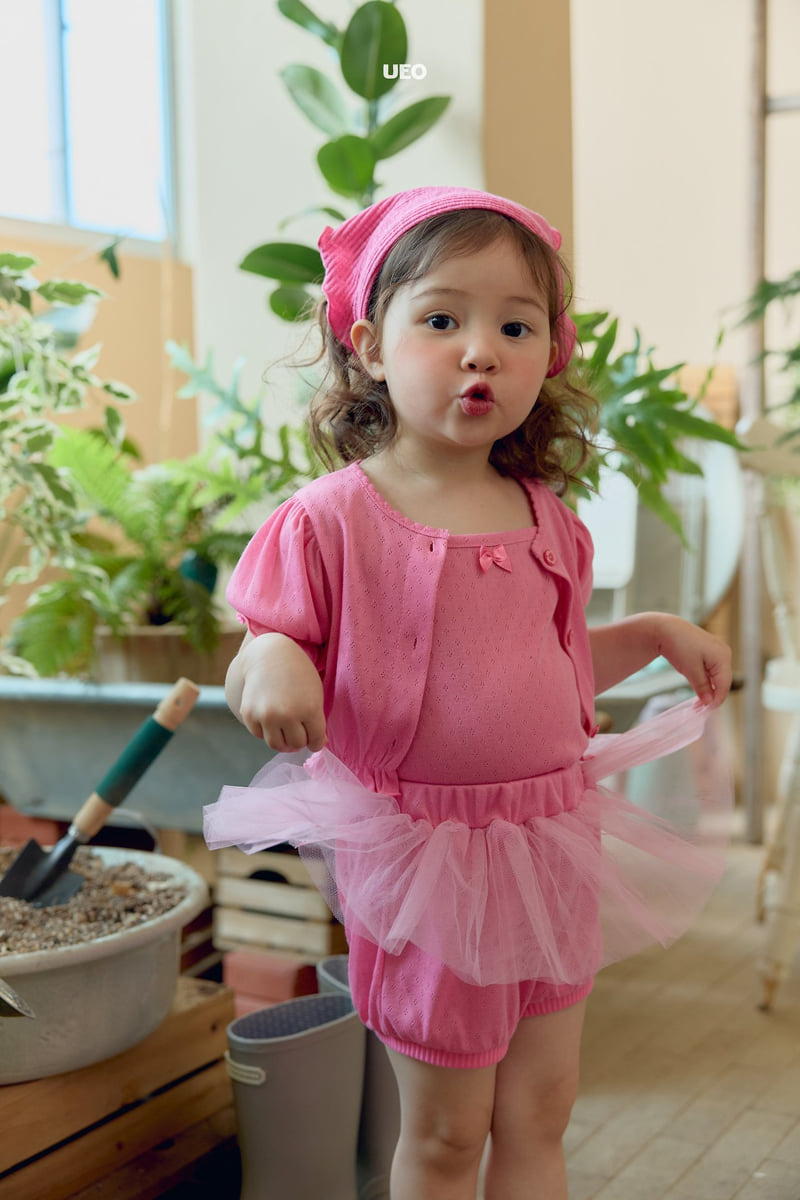 U Eo - Korean Children Fashion - #designkidswear - Coco Cardigan Set - 6