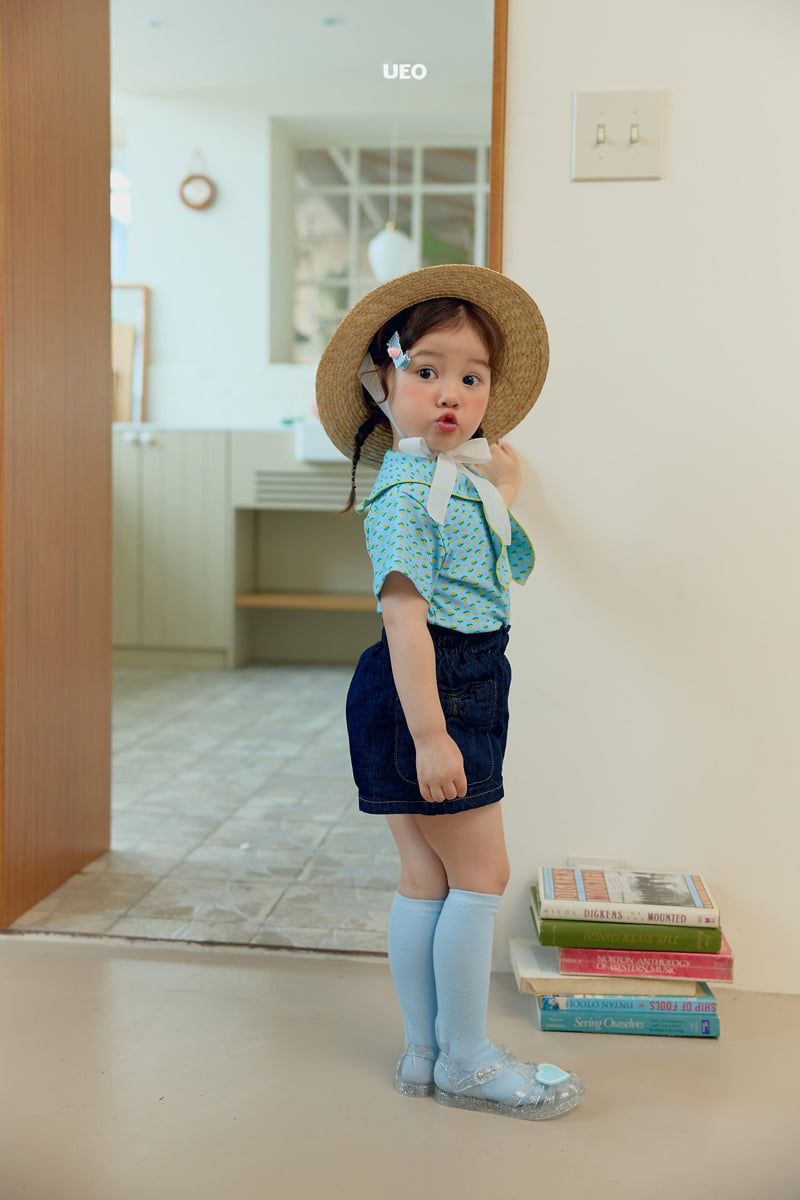 U Eo - Korean Children Fashion - #designkidswear - Jenny Ribbon Denim Pants - 3