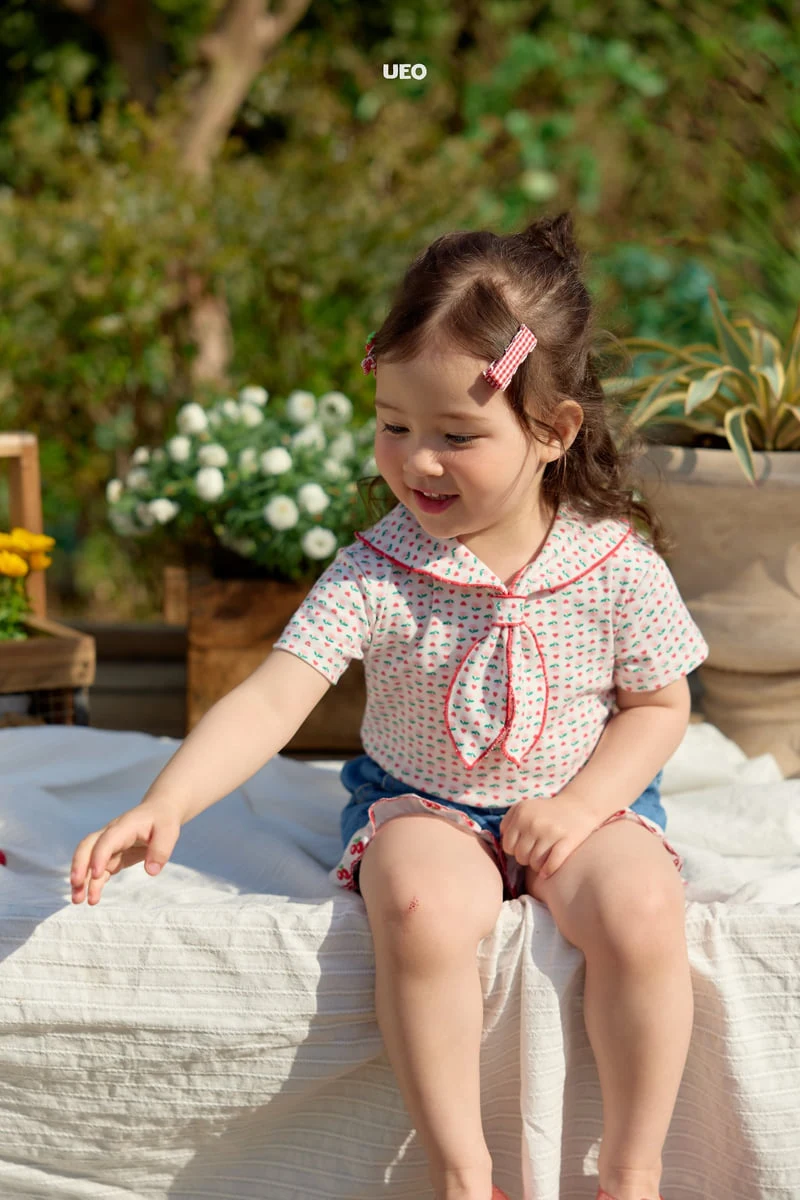 U Eo - Korean Children Fashion - #fashionkids - Nini Scarf Tee - 3