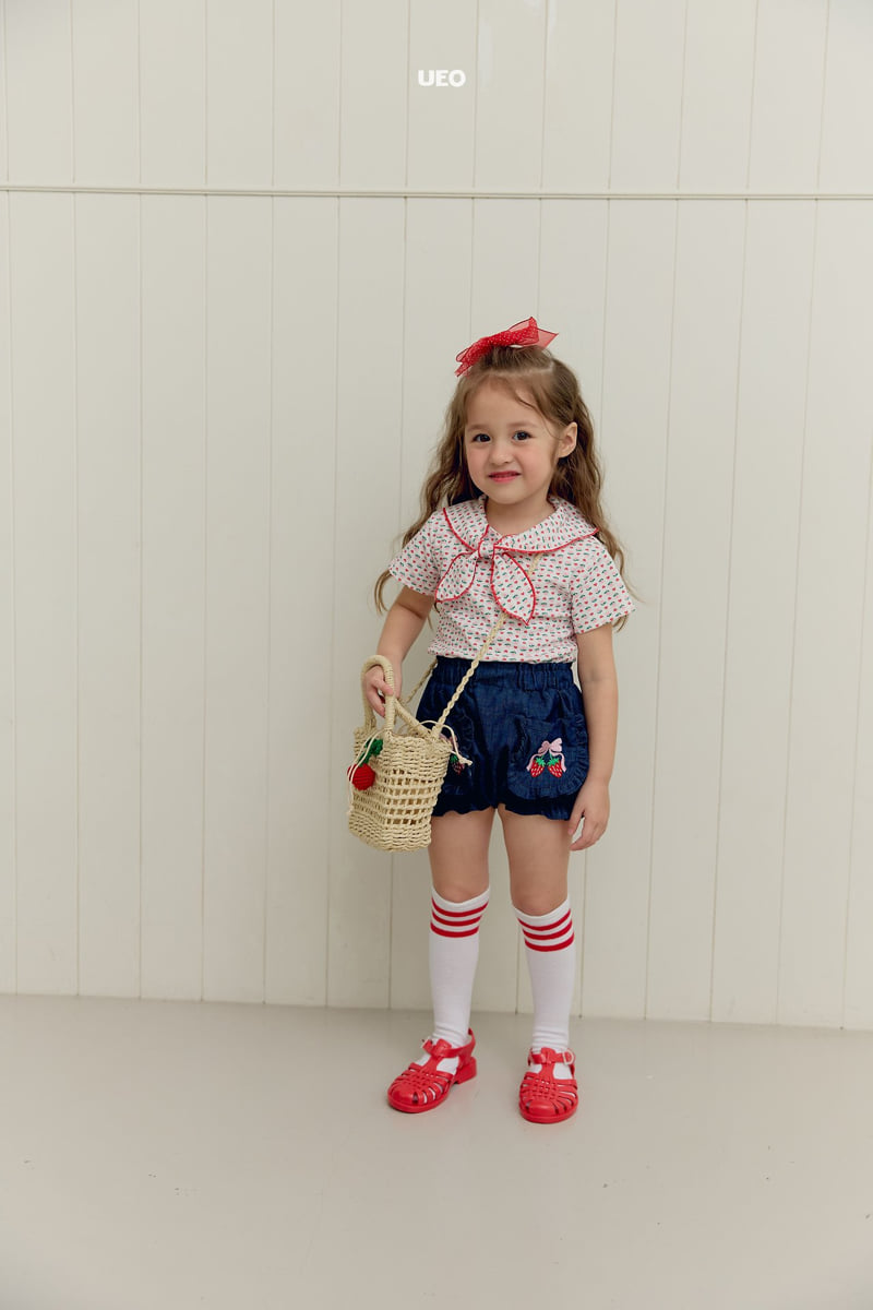 U Eo - Korean Children Fashion - #kidsshorts - Darling Pocket Denim Pants - 4