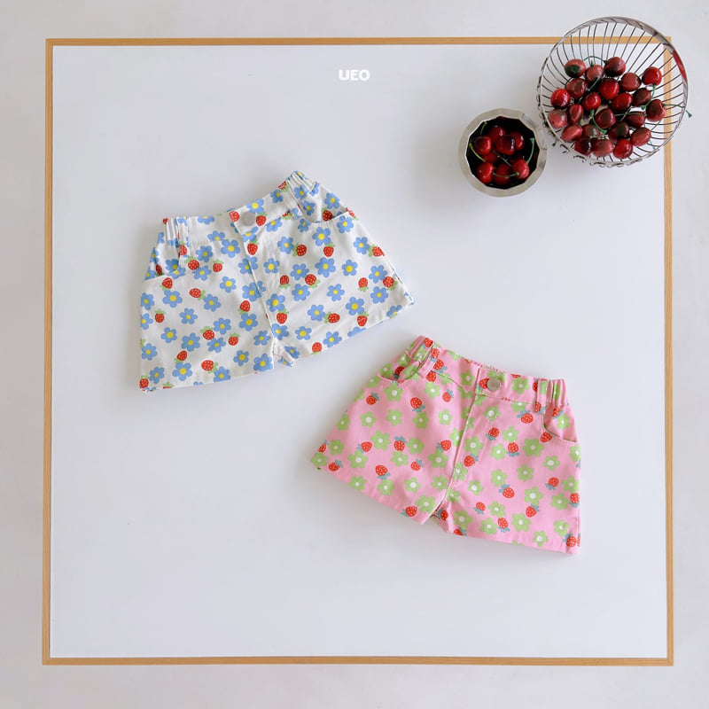 U Eo - Korean Children Fashion - #kidzfashiontrend - Strawberry Pants