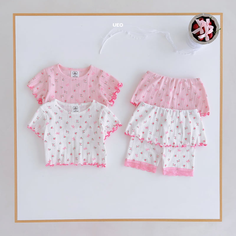 U Eo - Korean Children Fashion - #littlefashionista - Rose Skirt Leggings Set - 12