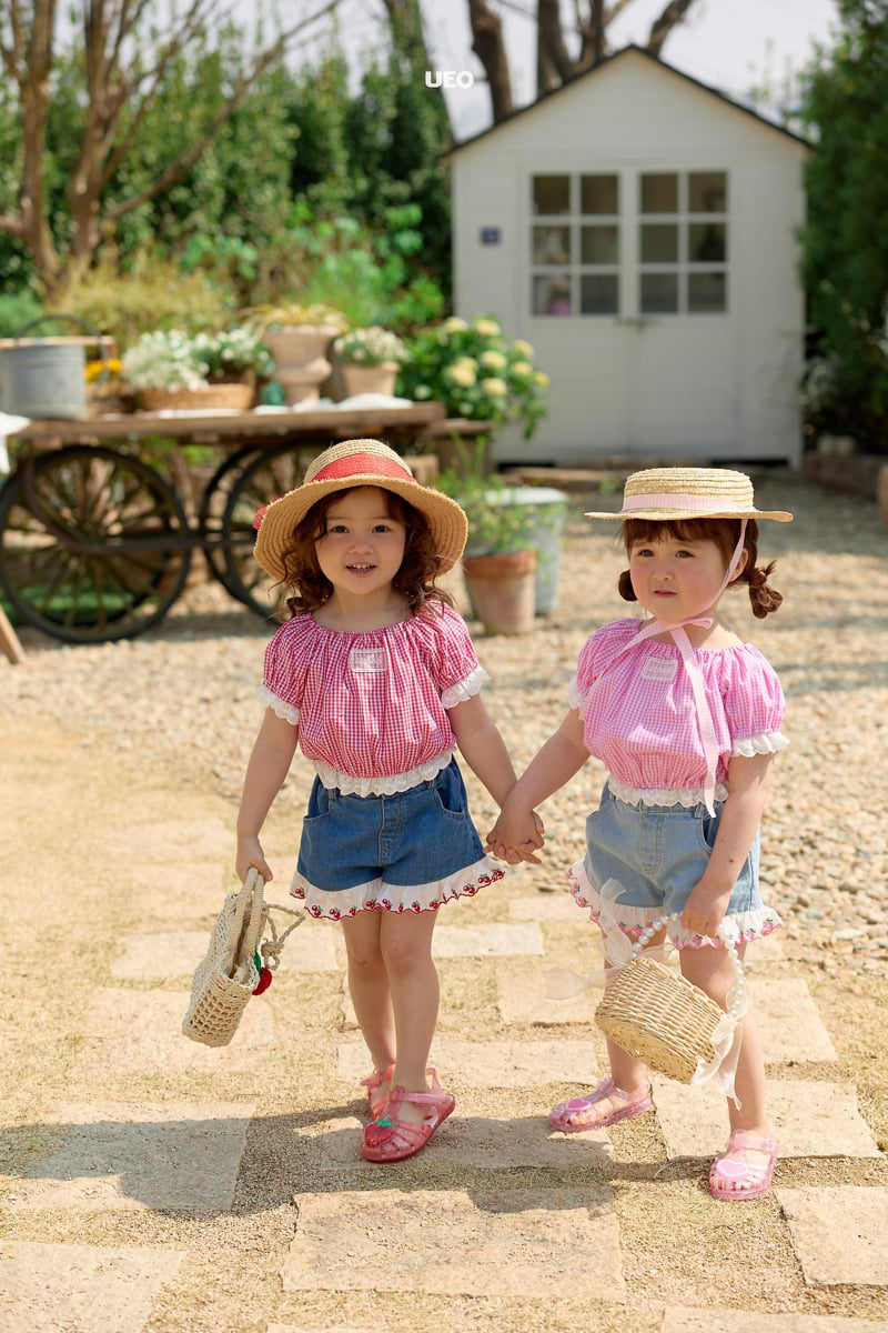 U Eo - Korean Children Fashion - #littlefashionista - Cherry Blouse - 6