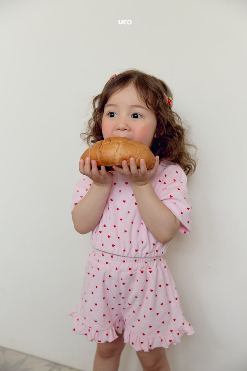 U Eo - Korean Children Fashion - #Kfashion4kids - Heart Set - 4