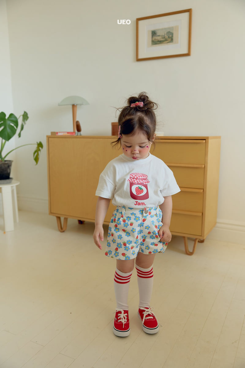 U Eo - Korean Children Fashion - #littlefashionista - Strawberry Pants - 3