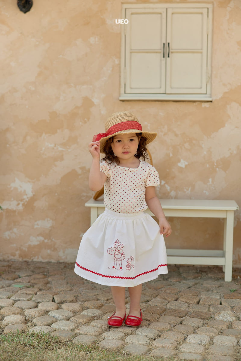 U Eo - Korean Children Fashion - #littlefashionista - Loving You Puff Tee - 3