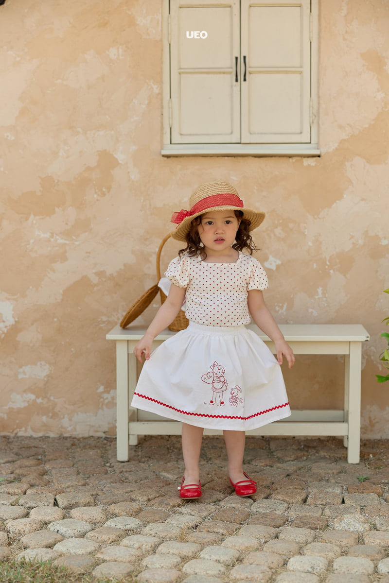 U Eo - Korean Children Fashion - #minifashionista - Loving You Puff Tee - 5