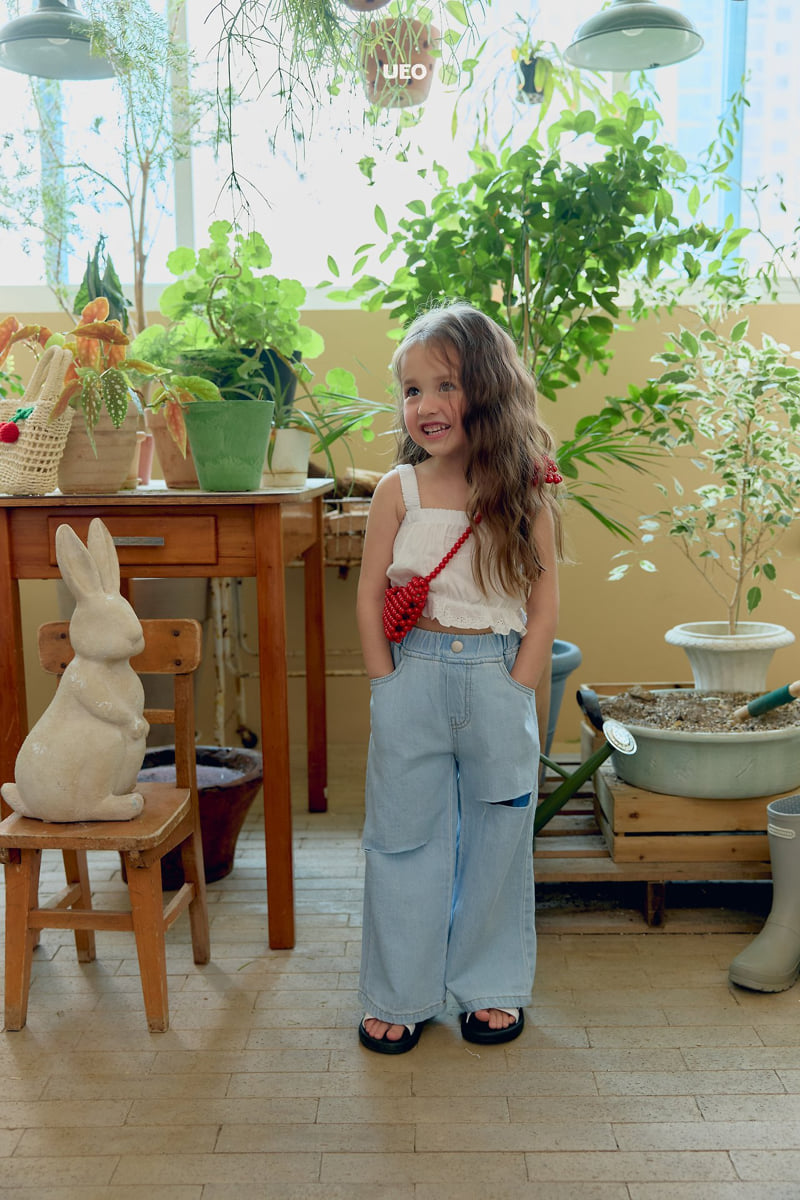 U Eo - Korean Children Fashion - #magicofchildhood - Ice Vintage Denim Pants - 4