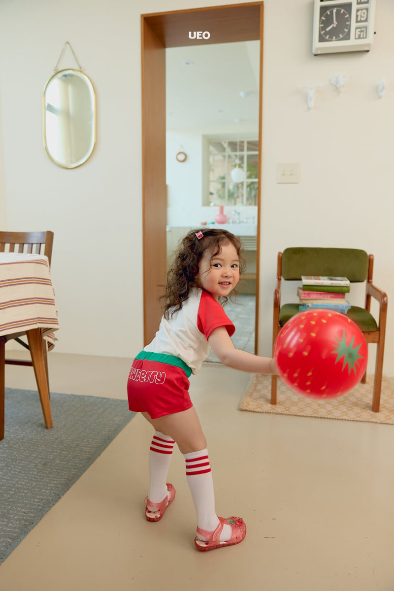 U Eo - Korean Children Fashion - #toddlerclothing - Fruit Set - 4