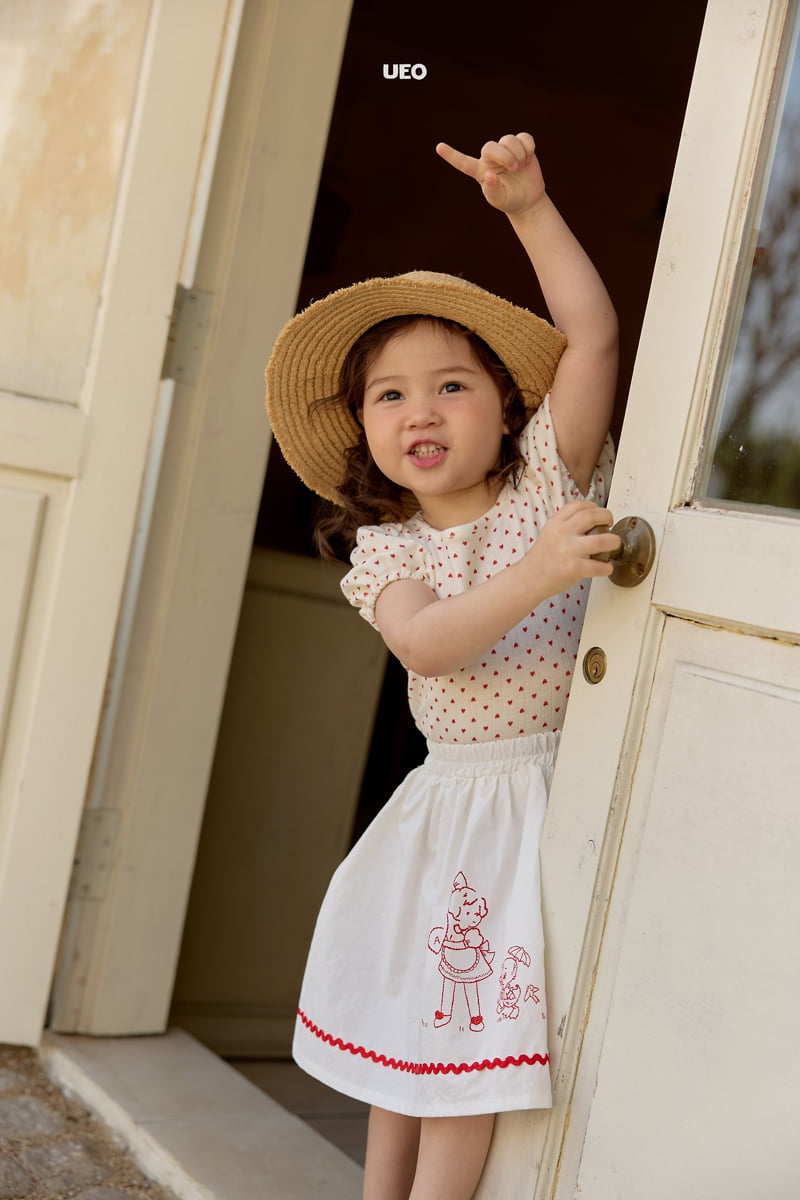 U Eo - Korean Children Fashion - #stylishchildhood - Loving You Puff Tee - 9