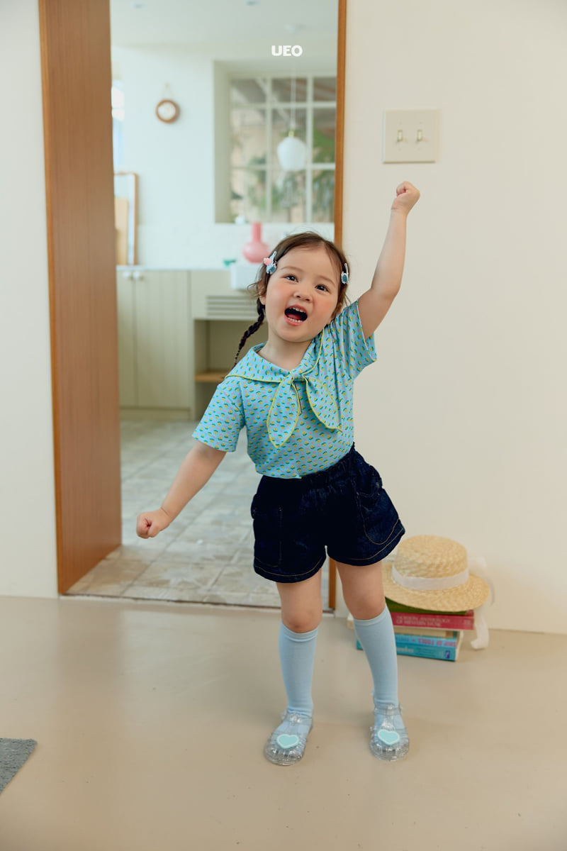 U Eo - Korean Children Fashion - #todddlerfashion - Nini Scarf Tee - 12