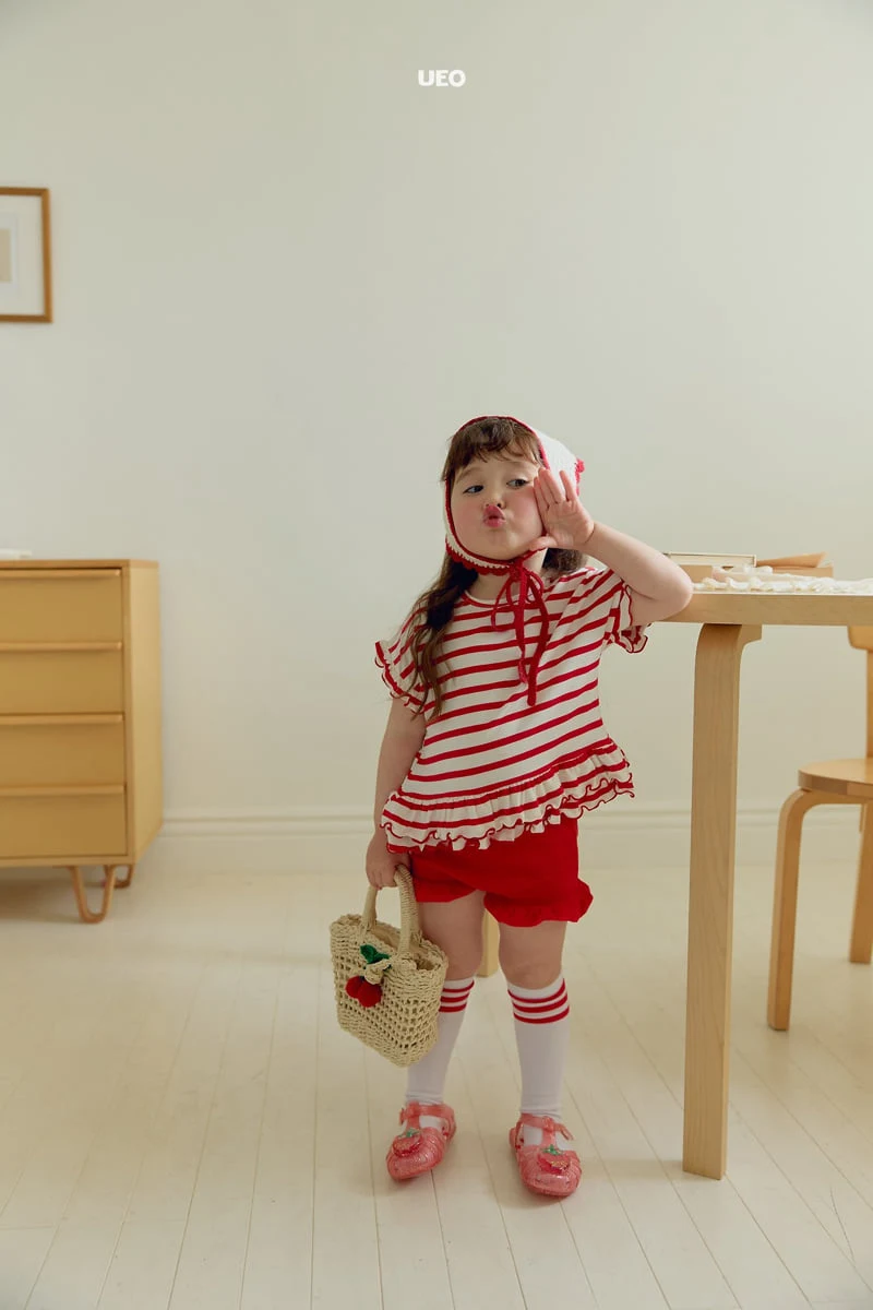 U Eo - Korean Children Fashion - #todddlerfashion - Lucky Frill Tee - 3