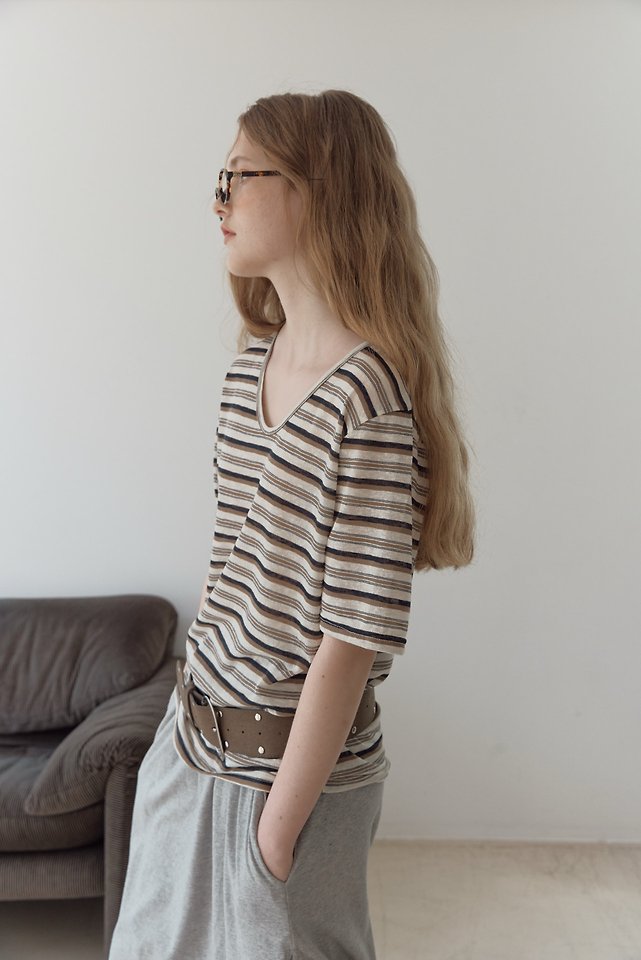 Uoov - Korean Women Fashion - #womensfashion - UU Striped Tee - 4