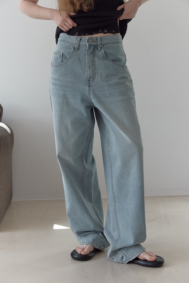 Uoov - Korean Women Fashion - #momslook - Berlin Denim Pants - 4