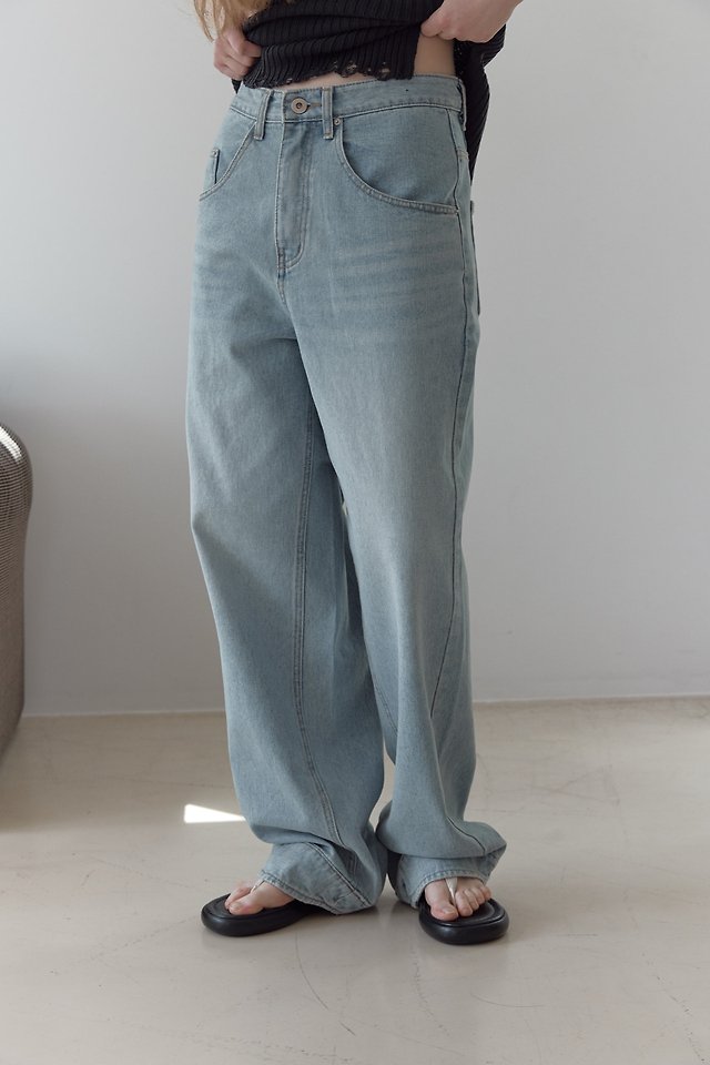 Uoov - Korean Women Fashion - #momslook - Berlin Denim Pants - 5