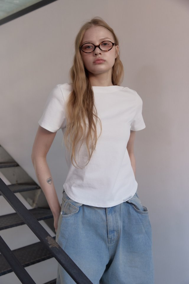 Uoov - Korean Women Fashion - #momslook - Ribbed Tee - 3