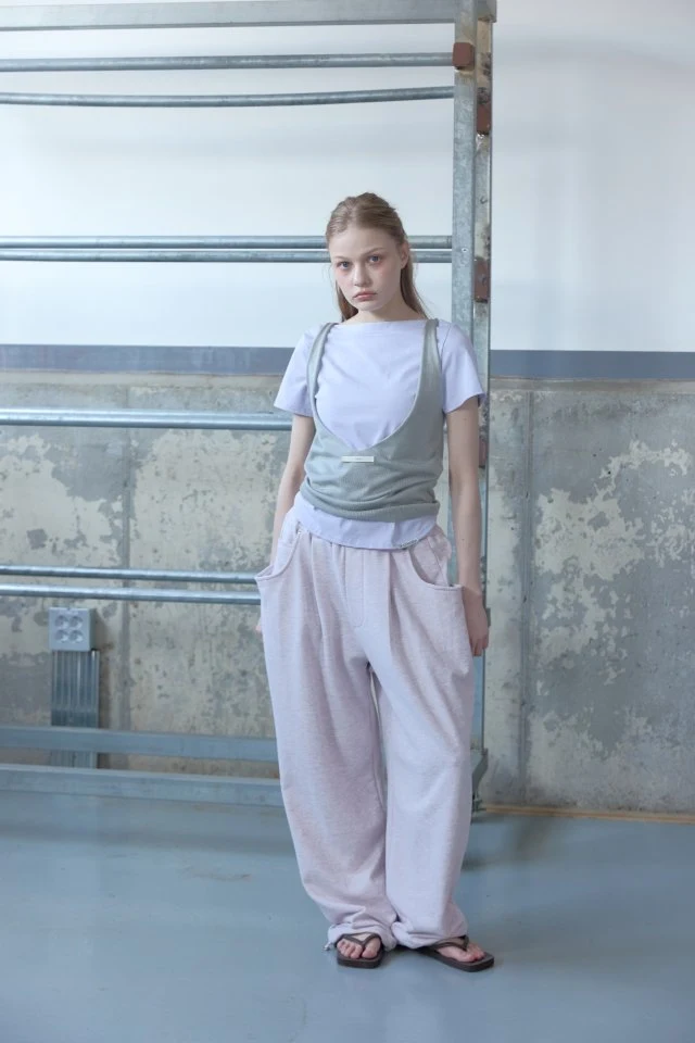 Uoov - Korean Women Fashion - #momslook - Oatmeal Pants - 12
