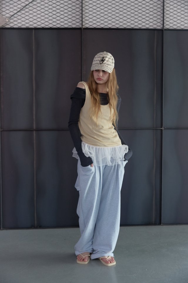 Uoov - Korean Women Fashion - #momslook - Oatmeal Pants - 6