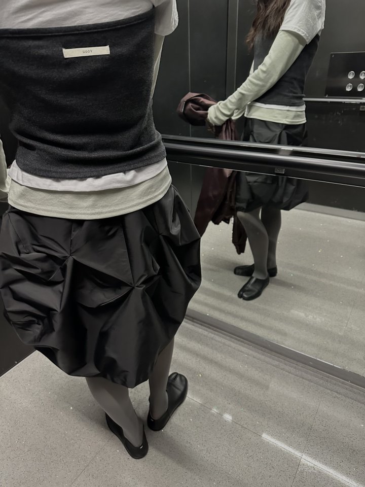 Uoov - Korean Women Fashion - #momslook - Bubble Skirt - 11