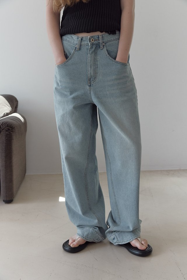 Uoov - Korean Women Fashion - #romanticstyle - Berlin Denim Pants - 11