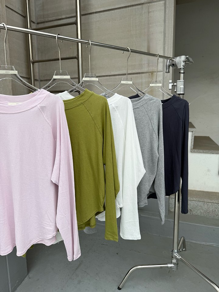 Uoov - Korean Women Fashion - #romanticstyle - Loose Cotton Tee - 2