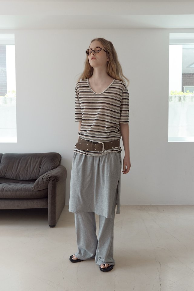 Uoov - Korean Women Fashion - #vintagekidsstyle - UU Striped Tee - 9