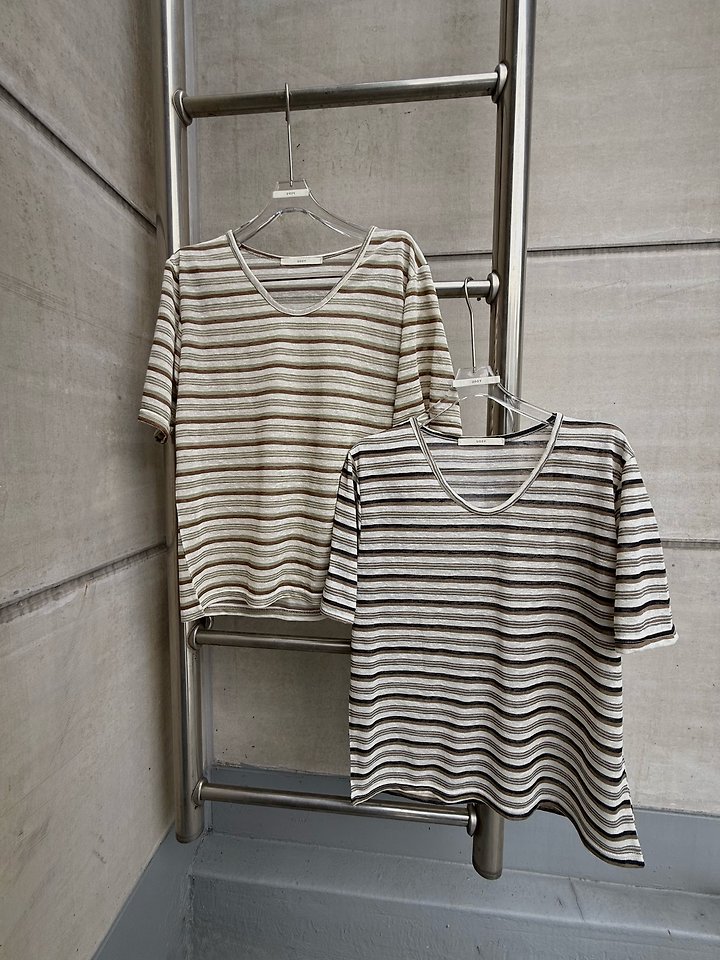 Uoov - Korean Women Fashion - #womensfashion - UU Striped Tee