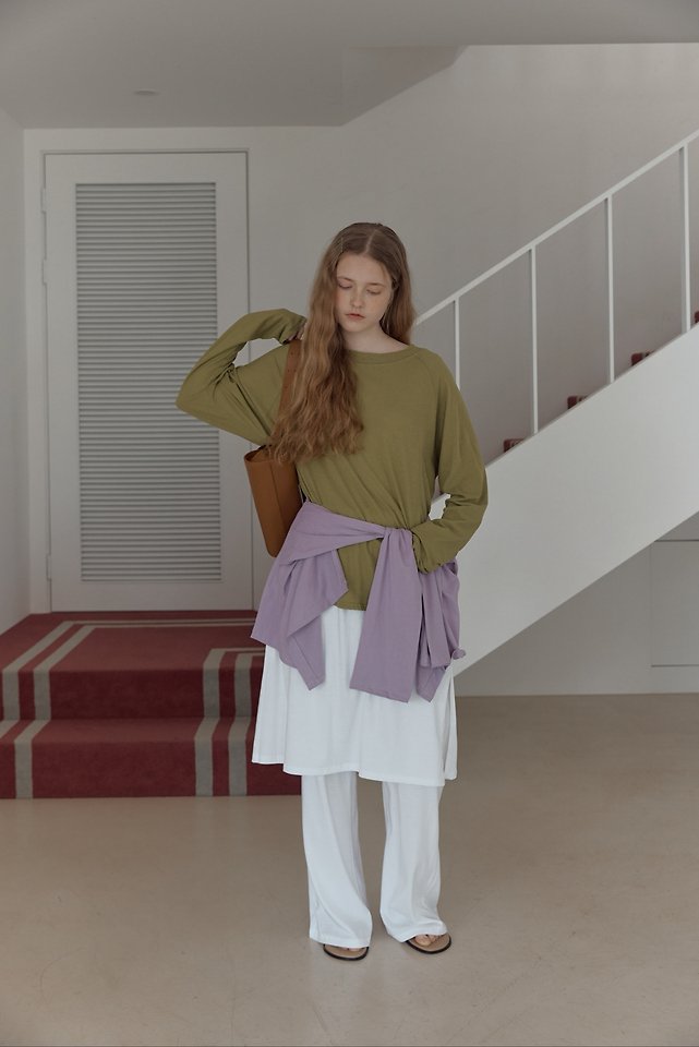 Uoov - Korean Women Fashion - #womensfashion - Loose Cotton Tee - 11