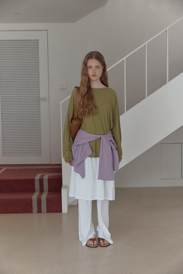 Uoov - Korean Women Fashion - #womensfashion - Loose Cotton Tee - 7