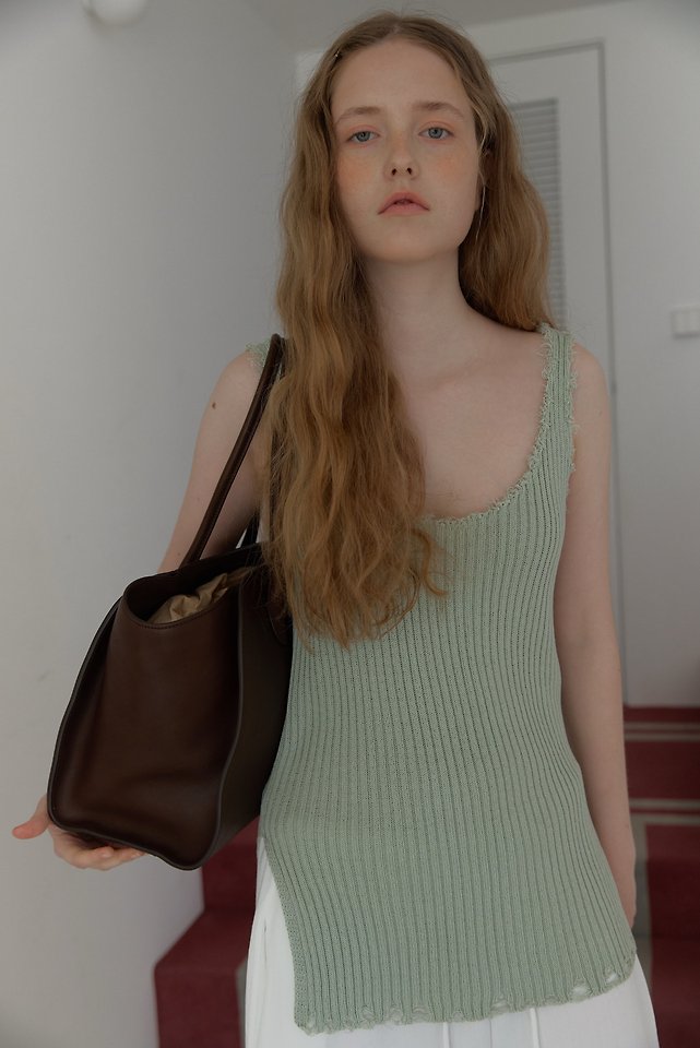 Uoov - Korean Women Fashion - #womensfashion - Vintage Code Sleeveless - 5