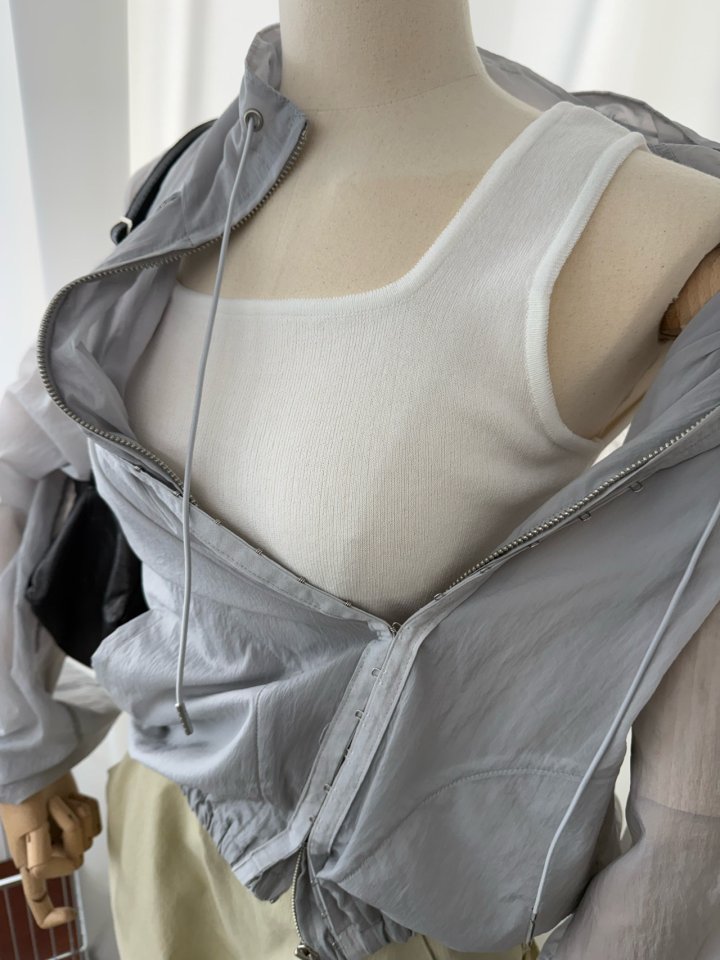 Uoov - Korean Women Fashion - #momslook - Square Sleeveless - 4
