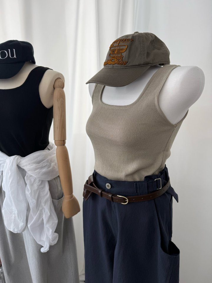 Uoov - Korean Women Fashion - #womensfashion - Square Sleeveless - 6