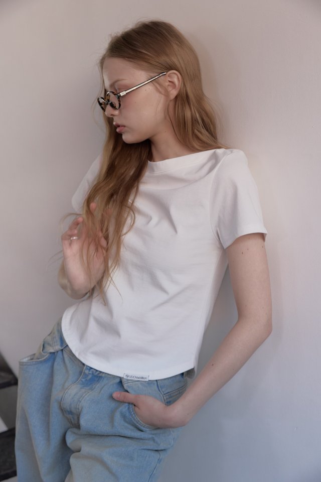 Uoov - Korean Women Fashion - #momslook - Ribbed Tee - 4