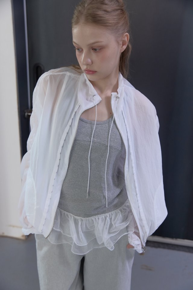 Uoov - Korean Women Fashion - #womensfashion - Frill Sleeveless - 12