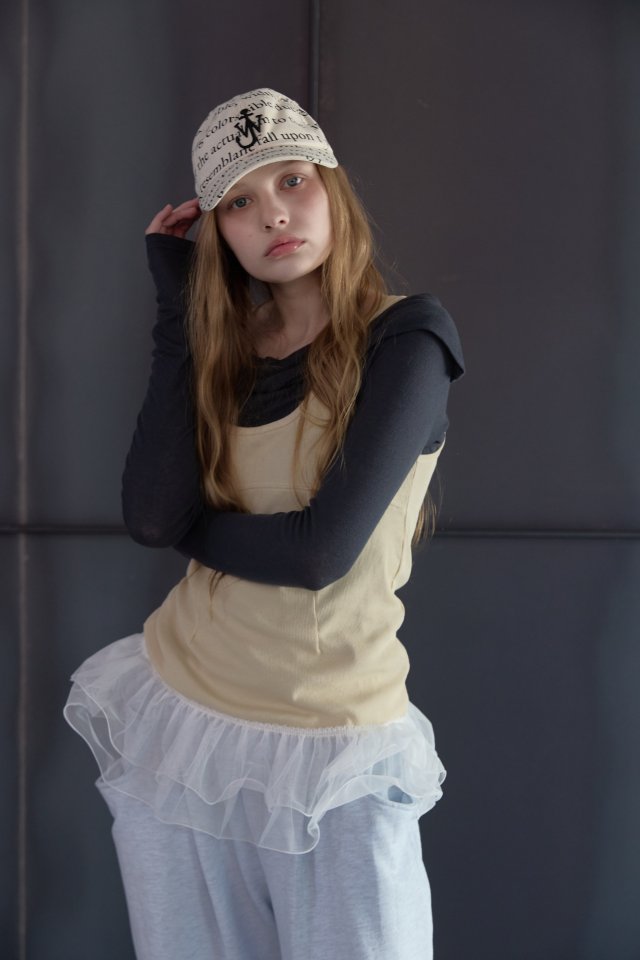 Uoov - Korean Women Fashion - #momslook - Frill Sleeveless - 4