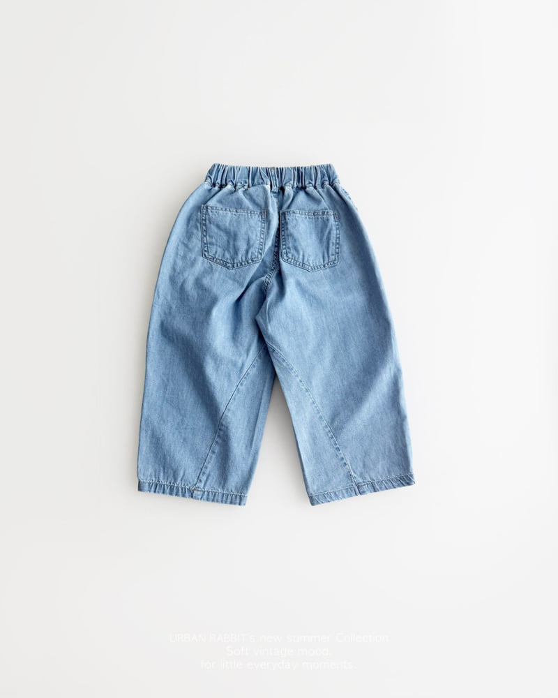 Urban Rabbit - Korean Children Fashion - #Kfashion4kids - Denim Barrel Pants - 8