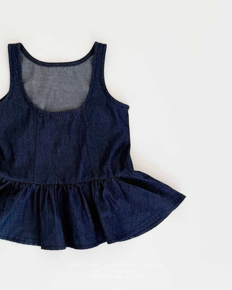 Urban Rabbit - Korean Children Fashion - #Kfashion4kids - Low Denim Mini One-piece - 12