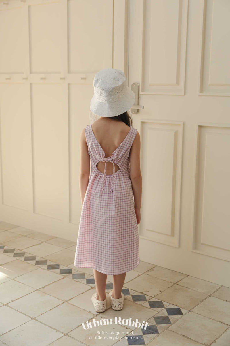 Urban Rabbit - Korean Children Fashion - #Kfashion4kids - Reverse Check One-piece - 11