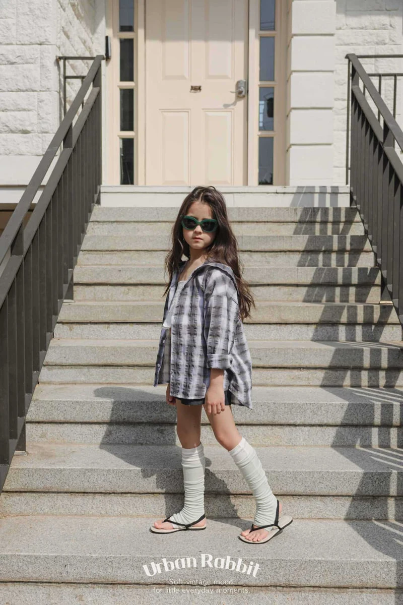 Urban Rabbit - Korean Children Fashion - #Kfashion4kids - Check Hood Shacket - 7