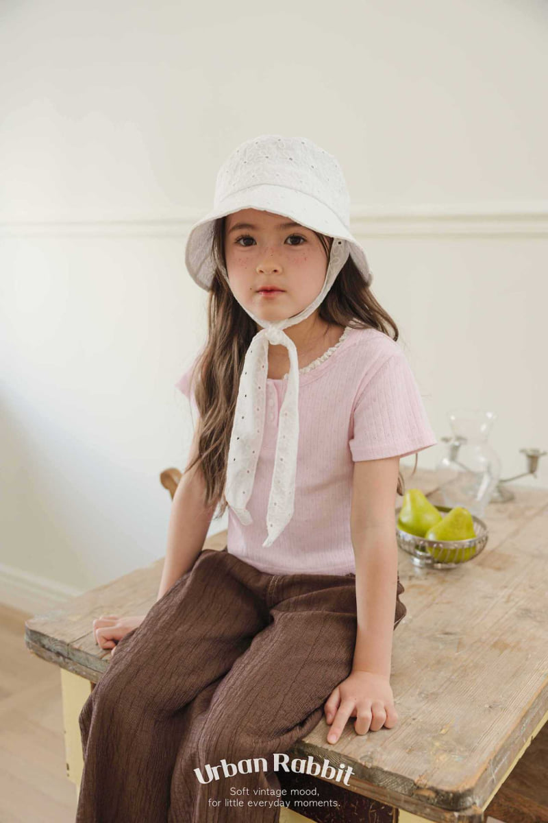 Urban Rabbit - Korean Children Fashion - #childofig - Lace Bucket Hat - 7