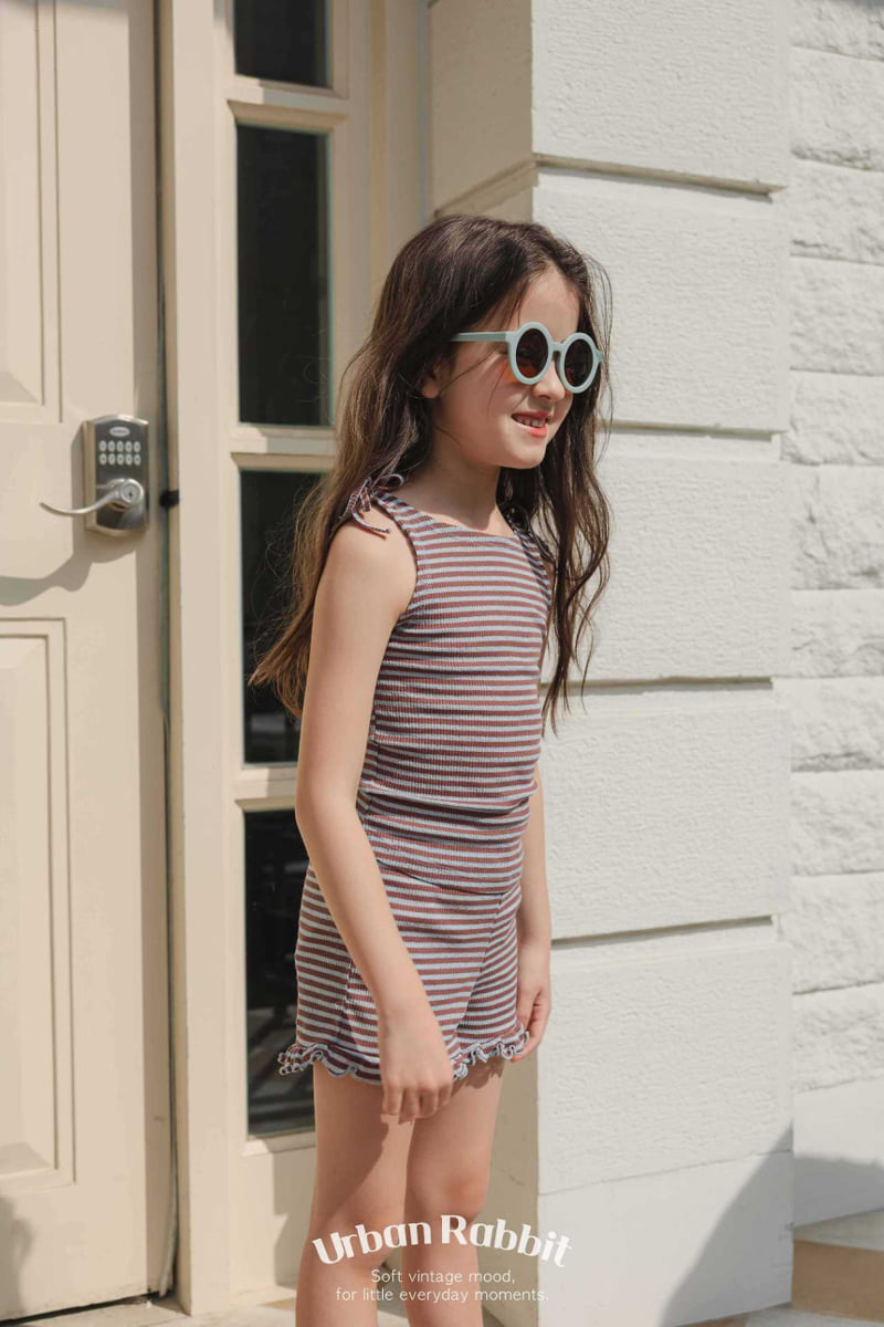 Urban Rabbit - Korean Children Fashion - #childofig - Peanut Stripe Set - 7