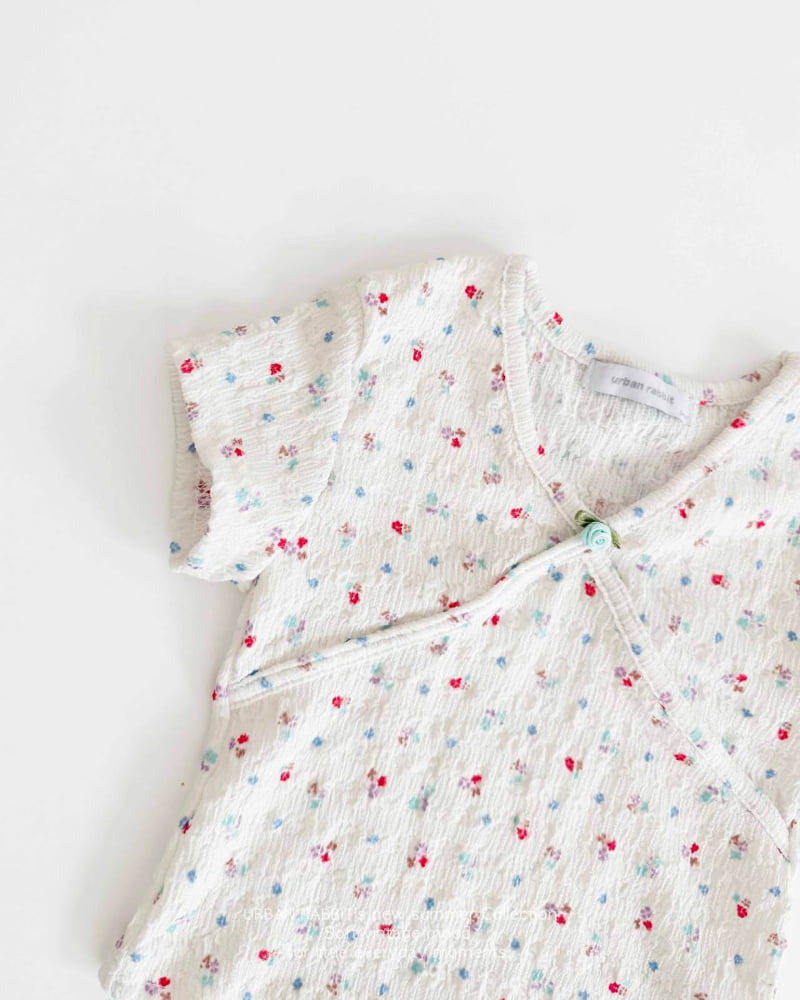 Urban Rabbit - Korean Children Fashion - #childrensboutique - Rose Cap Sleeve Tee - 10