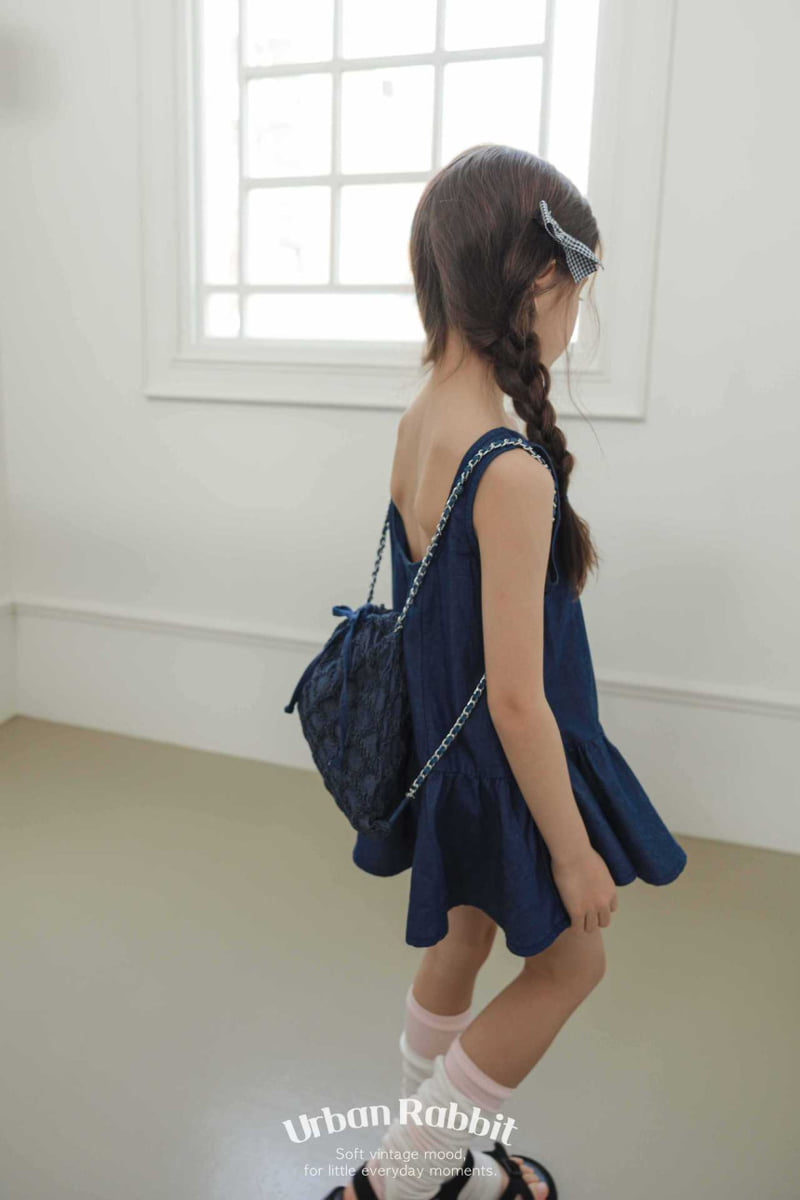 Urban Rabbit - Korean Children Fashion - #designkidswear - Low Denim Mini One-piece - 6