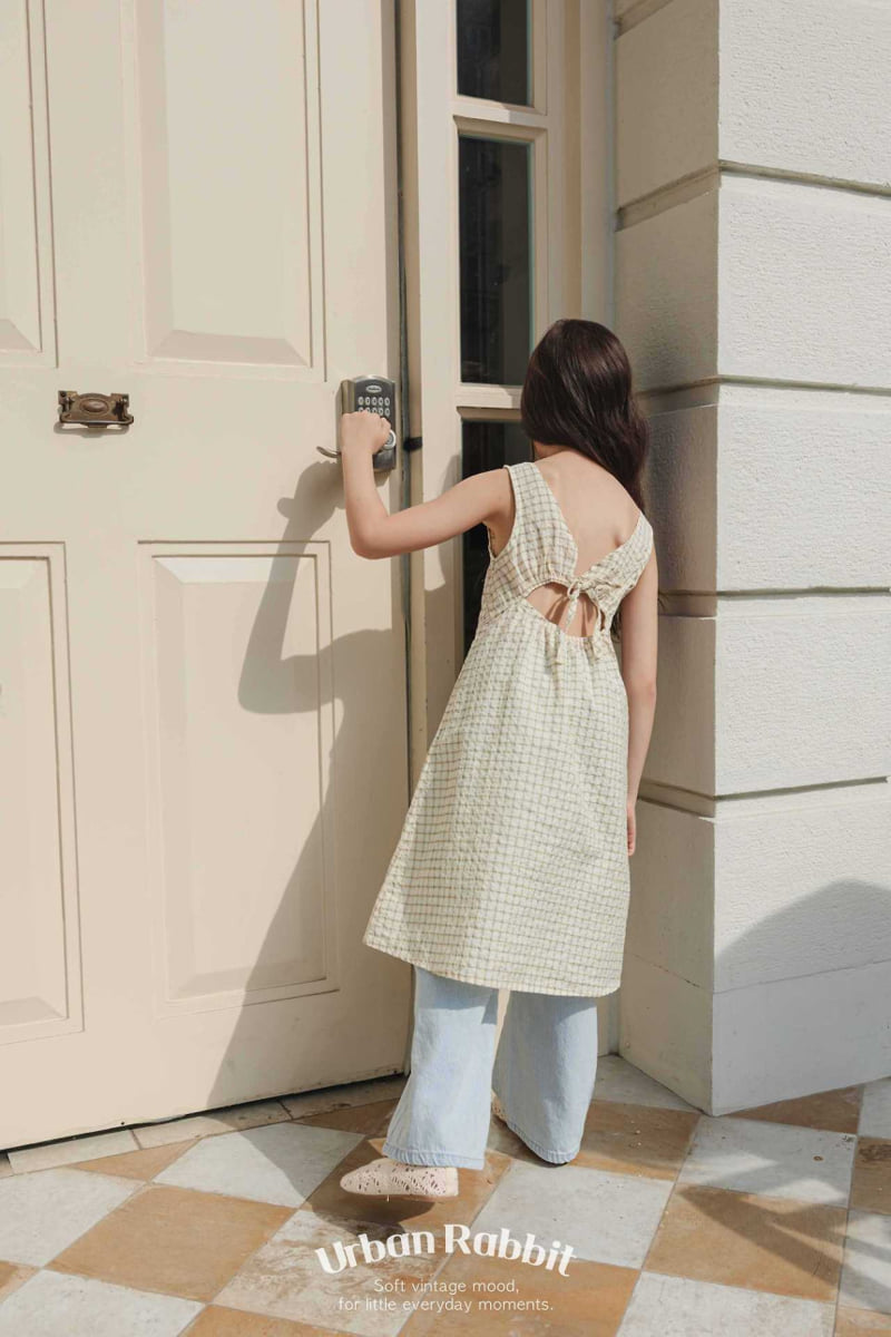 Urban Rabbit - Korean Children Fashion - #designkidswear - Reverse Check One-piece - 5