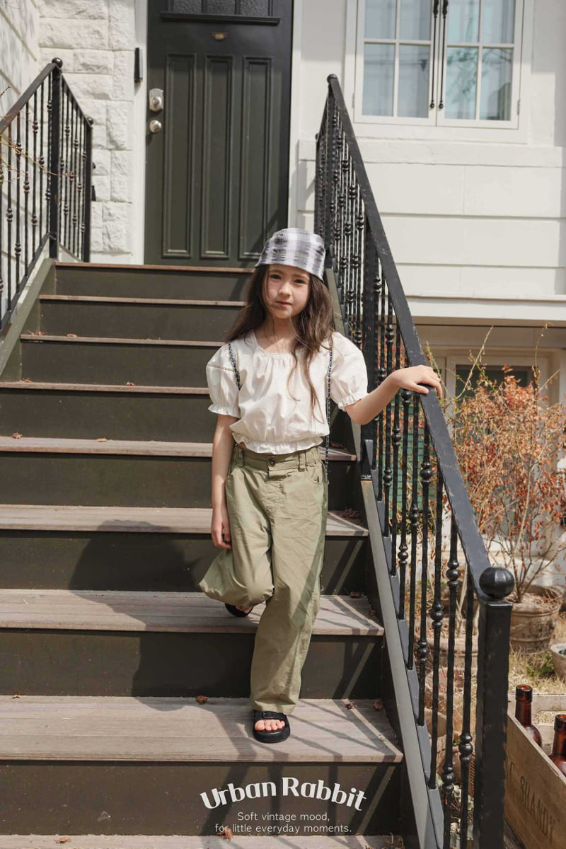 Urban Rabbit - Korean Children Fashion - #childrensboutique - Puff Crop Blouse - 4