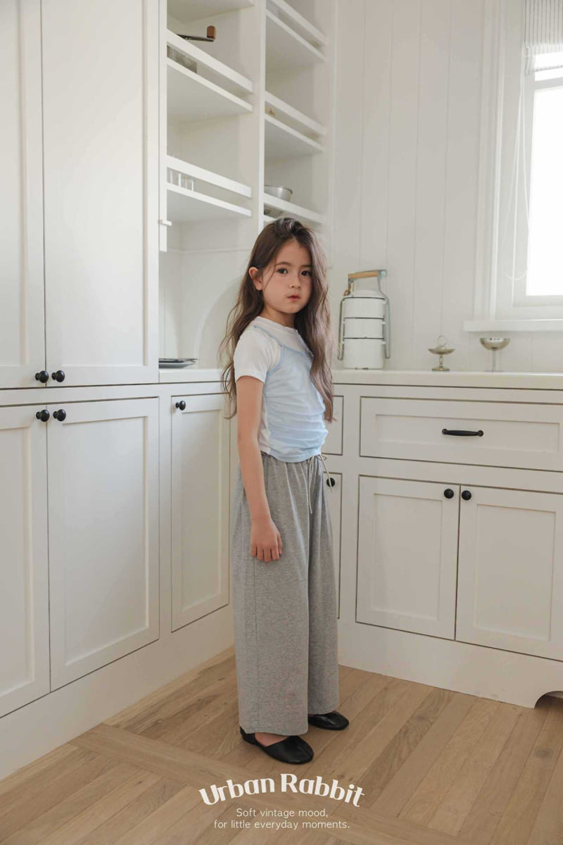 Urban Rabbit - Korean Children Fashion - #discoveringself - Sagging Wide Pants - 6